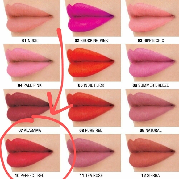 NYX Matte Lipstick MLS10 - Perfect Red - Picture 5 of 8